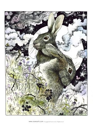 Hares in the Hedgerows