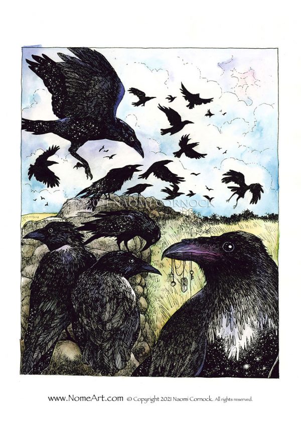 Ravens by Naomi Cornock